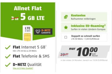 Allnet Flat Telekom Netz 10 Euro