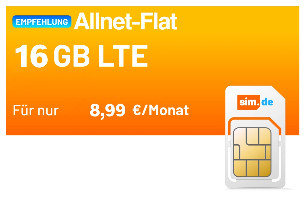 Allnet-Flat 16GB Handyvertrag