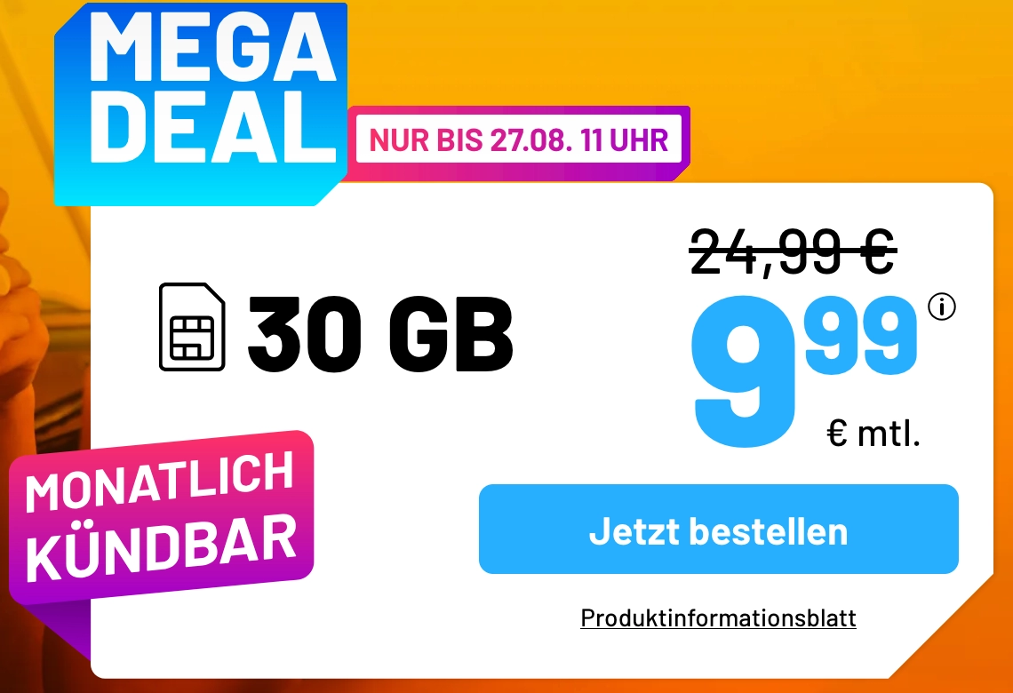 30GB unter 10 Euro