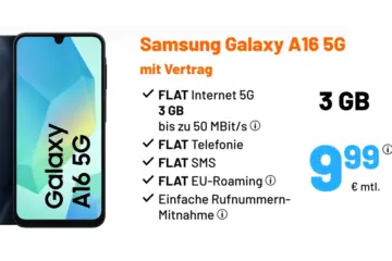 Handyvertrag mit Samsung Smartphone bis 10 Euro