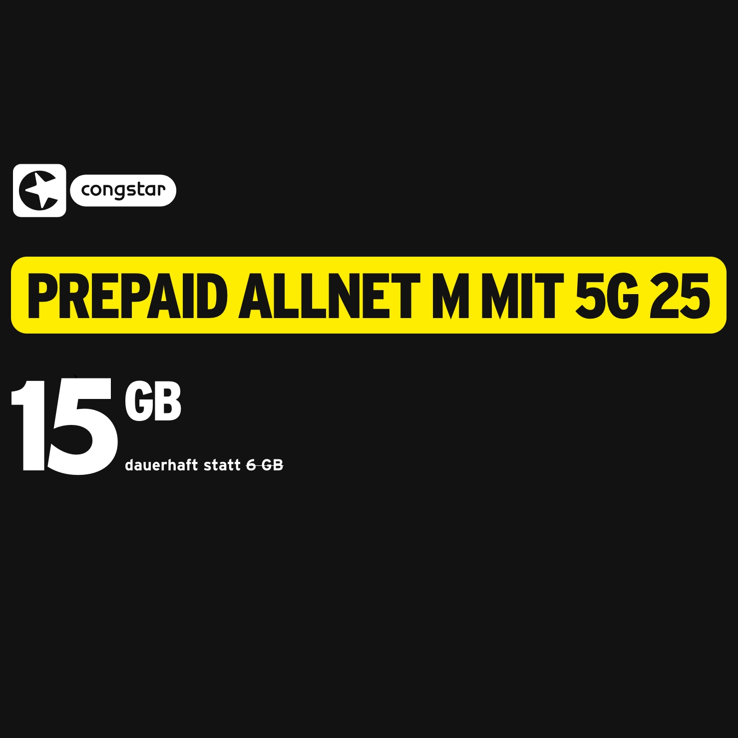 congstar prepaid tarif M