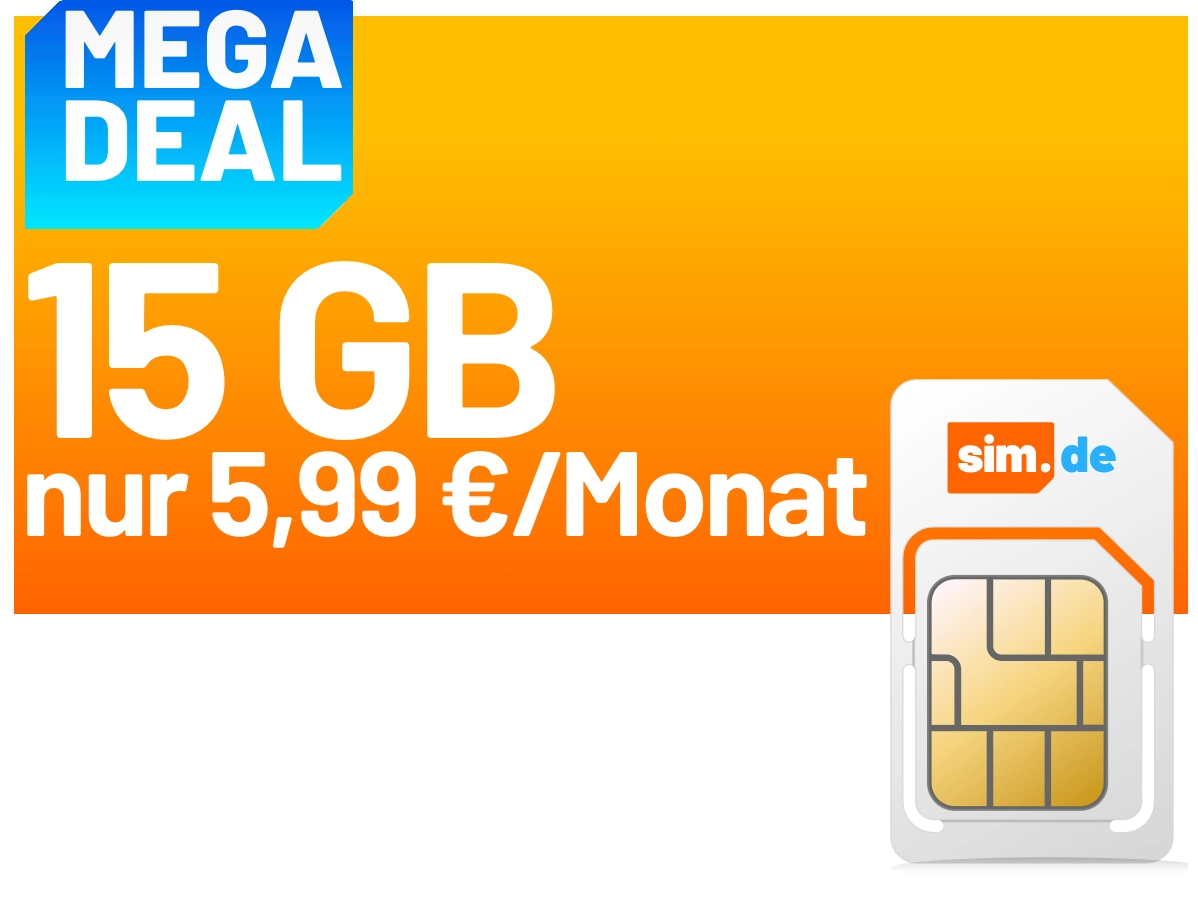 sim.de Allnet-Flat unter 6 Euro