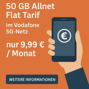 Allnet-Flat 50 GB Vodafone 10 Euro