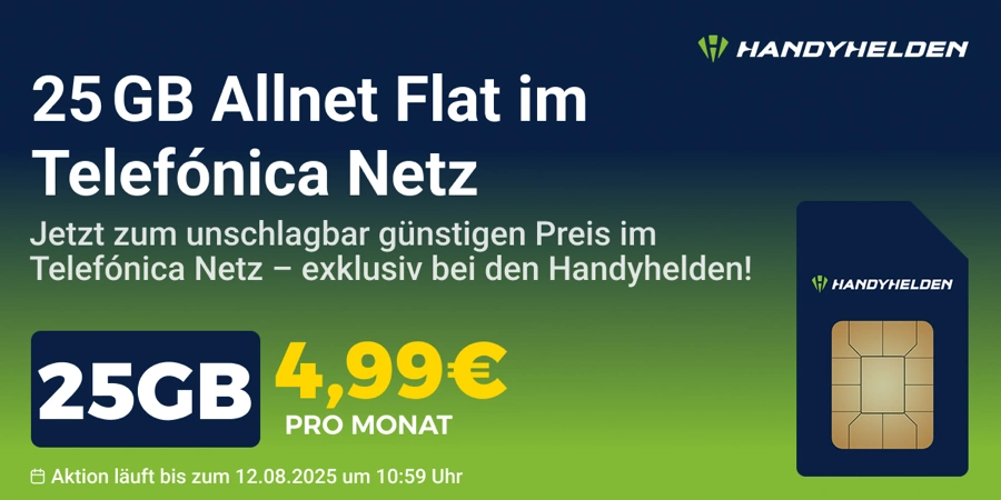 5 Euro 25 GB Tarif