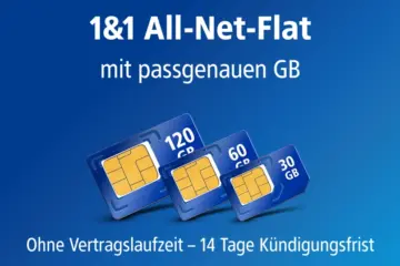 1&1 Mobilfunktarif 10 Euro