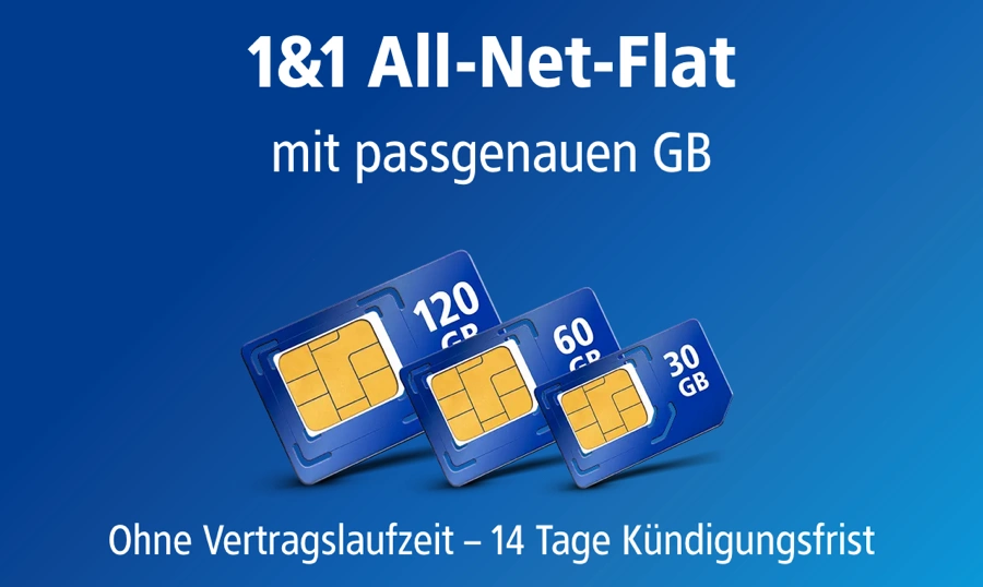 1&1 Mobilfunktarif 10 Euro