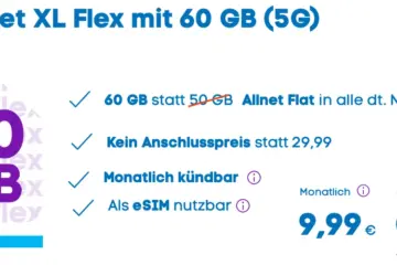 Blau 60 GB Allnet Flat 10 Euro
