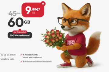 60 GB allnet Flat Vodafone 10 Euro