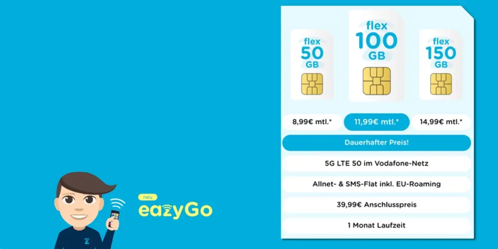 eazygo Vodafone Handytarif