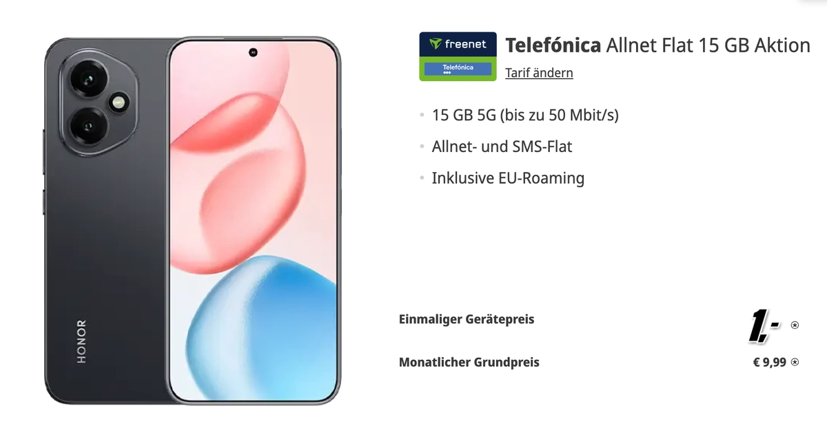 Handyvertrag mit Handy 10 Euro