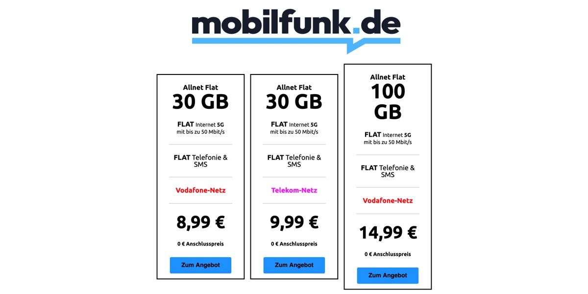 mobilfunk Handyvertrag