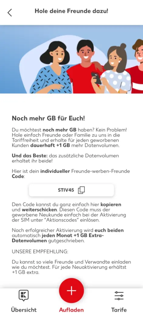 kaufland mobil freunde werben freunde code