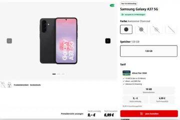 Samsung A37 mit Vertrag